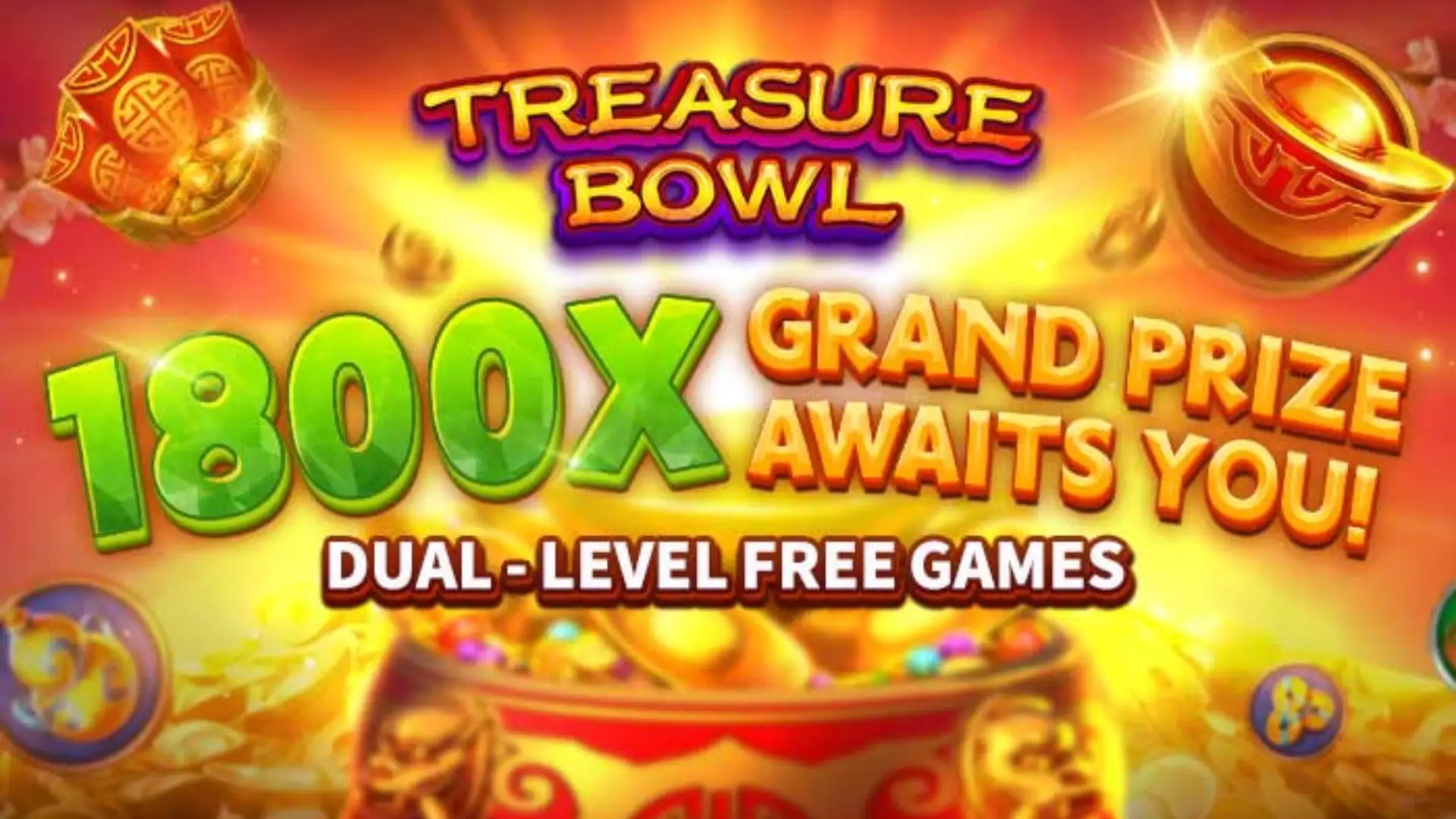Multiplicadores Treasure Bowl 667bet - 7777x Máximo com Tigela Dourada